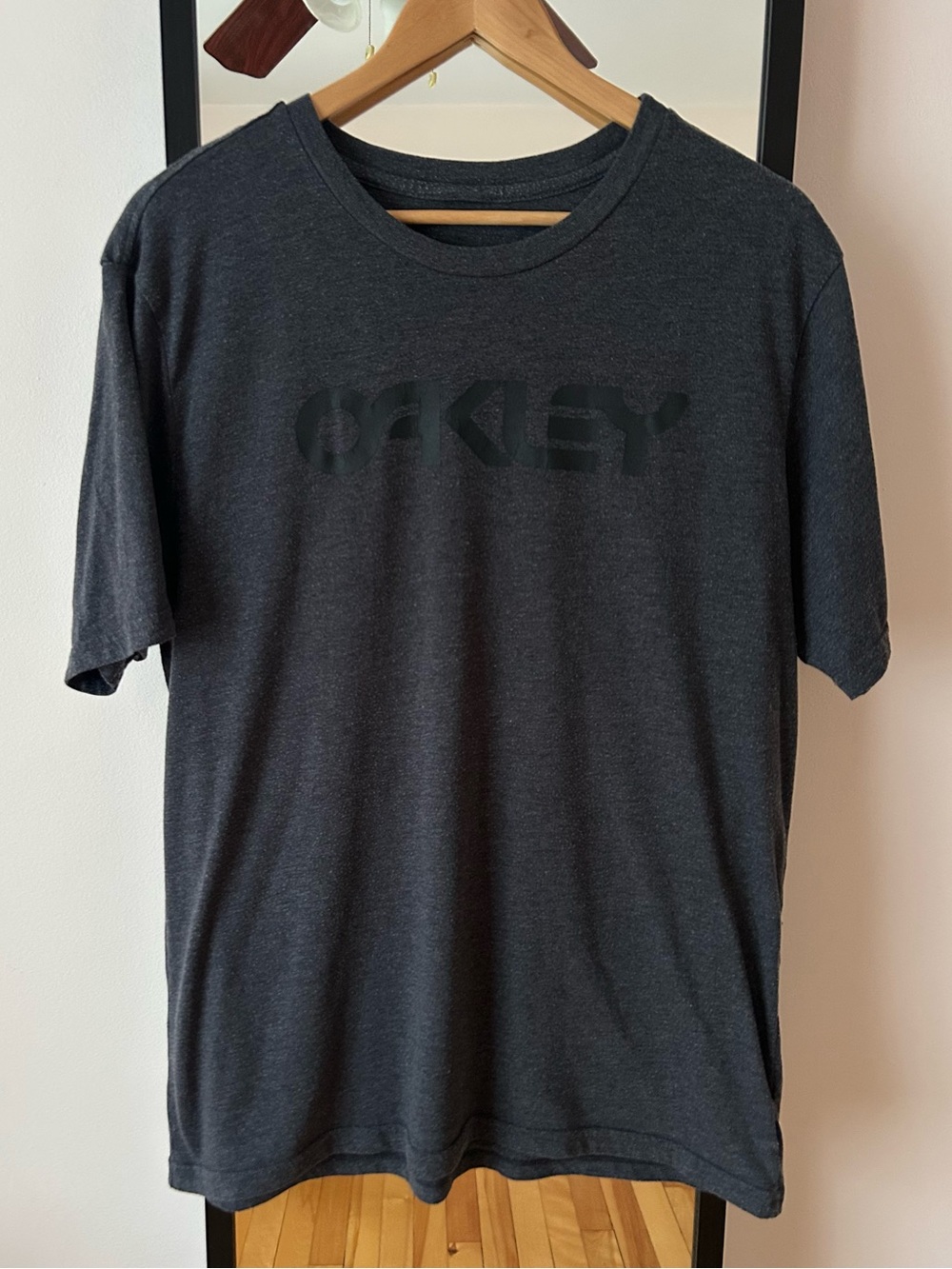 Oakley logo tee shirt monochrome sunglasses shades